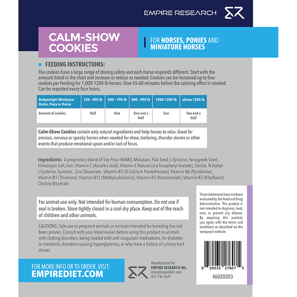 Calm-Show Cookies
